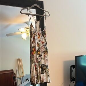 Sun & Shadow Multicolor Patterned Dress